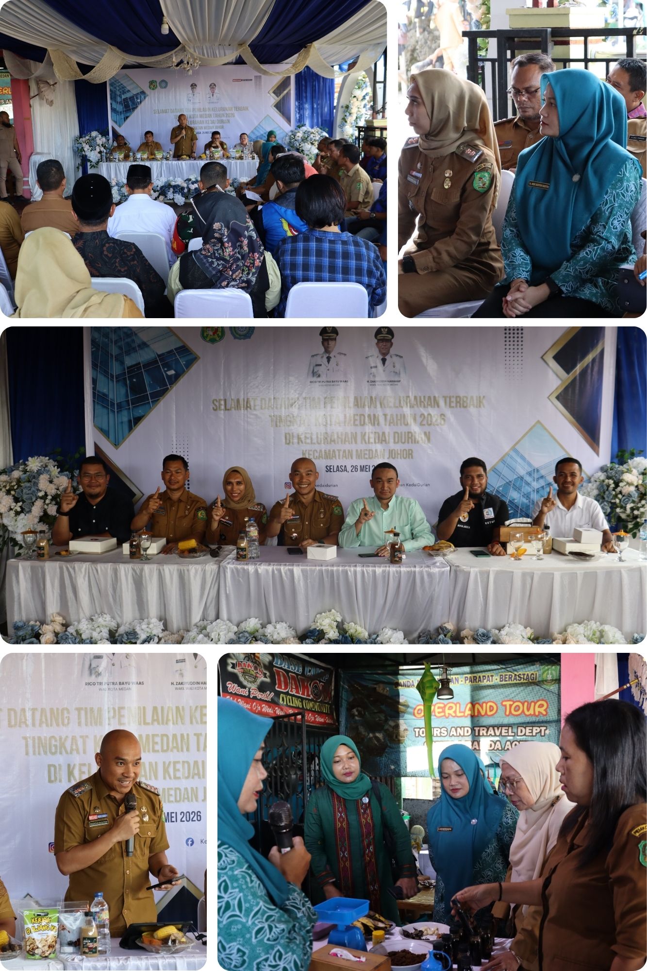 CAMAT MEDAN JOHOR MENDUKUNG PENUH KELURAHAN KEDAI DURIAN MENUJU HASIL MEMBANGGAKAN DI LOMBA KELURAHAN TERBAIK 2026